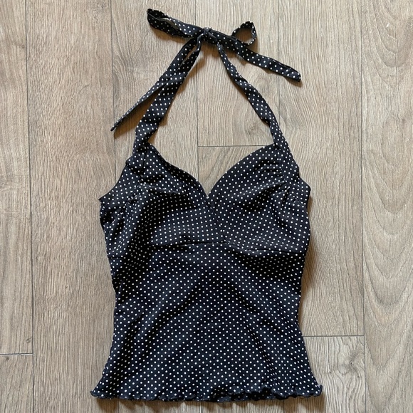 Polka Dot Halter Top - Picture 2 of 3